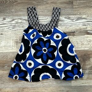 Geo floral girls tank sz 2T